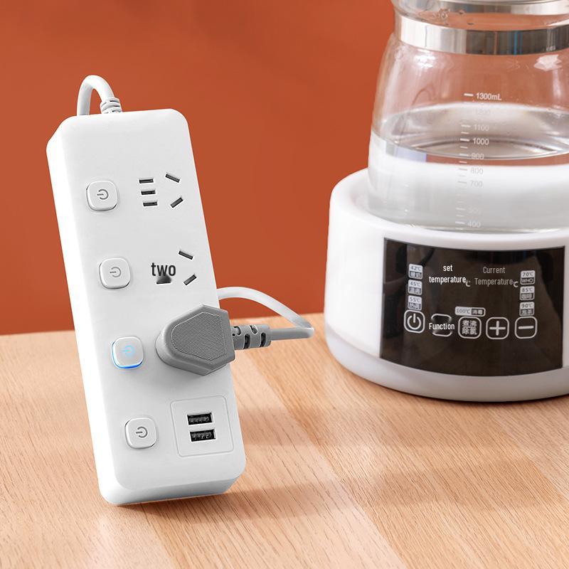 Smart Multi-Function USB Power Strip with Extension Cord