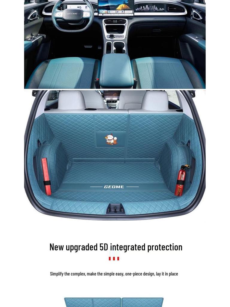 Geely Vision Trunk Mat Set: Surround Vision Front & Rear Interior Accessories
