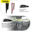 TESIN Car Center Console Panel Decoration Cover Frame Stickers Accessories For Ford Mustang 2015 2016 2017
