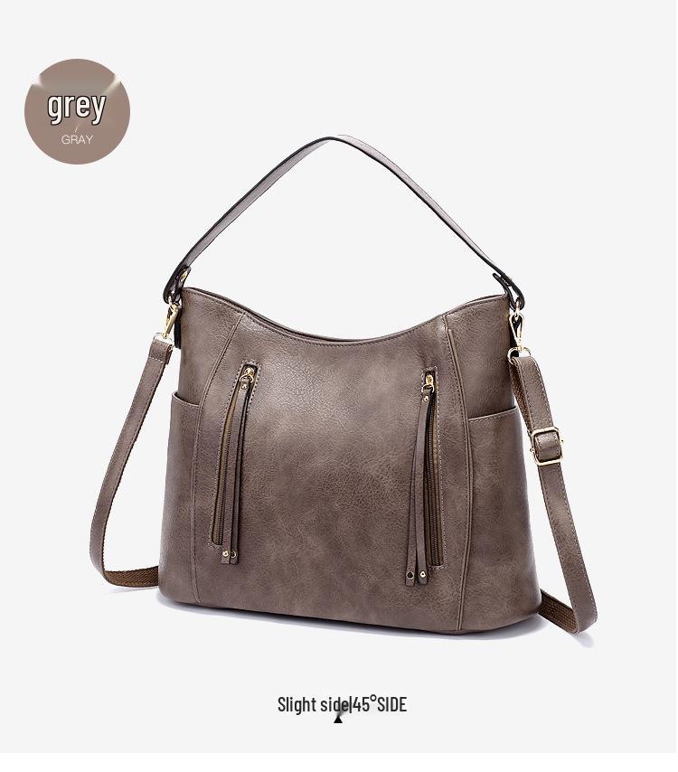 High-End Niche Design Women's Shoulder Bag - Large Capacity Underarm Handbag