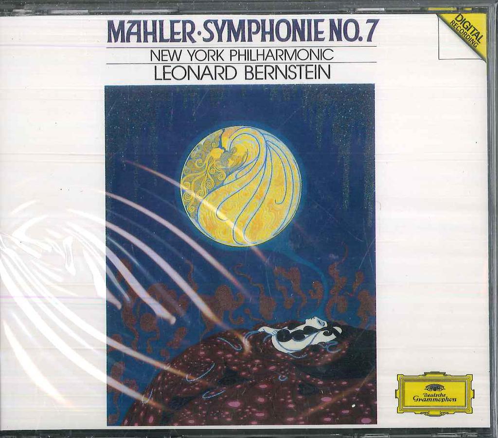 CD NEW YORK PHILHARMONIC, LEONARD BERN - Mahler Symphony No. 7 In E Minor "N POCG11145 DEUTSCHE GRAMMO 1990 Japan Classical Used
