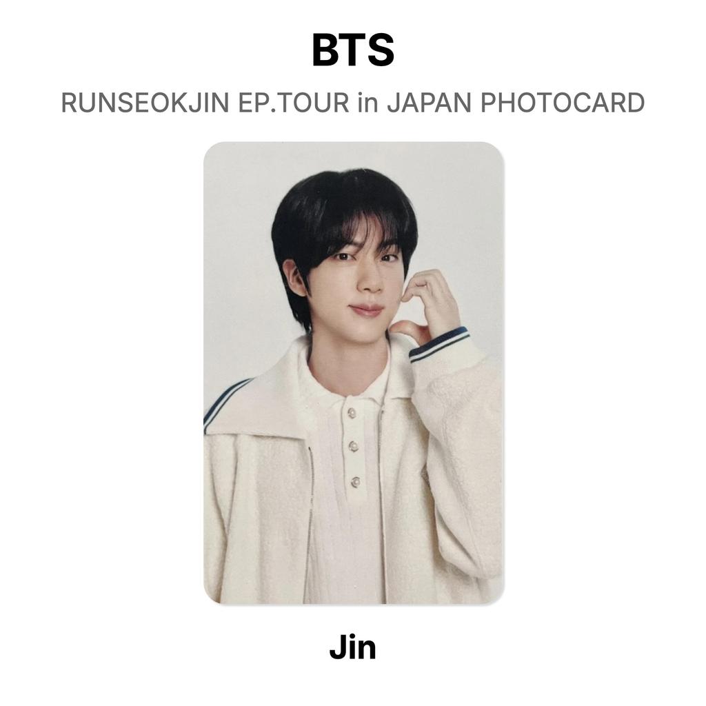 BTS RUNSEOKJIN EP.TOUR in GIAPPONE PHOTOCARD Fotocard Ufficiale