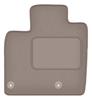 Tapete de motorista bege para: Nissan Qashqai III mHEV SUV (2021-)