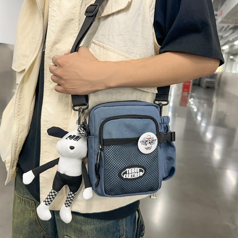 Herren Umhängetasche Mini Kleine Tasche Handytasche Kleine Quadratische Tasche Mehrschichtige Tasche