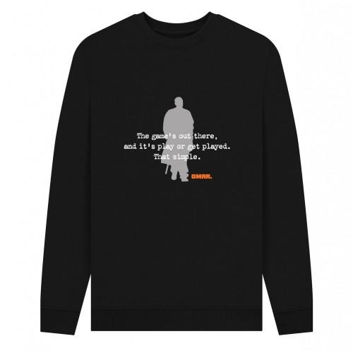The Wire Unisex Adult The GameÂ´s Out There Sweatshirt