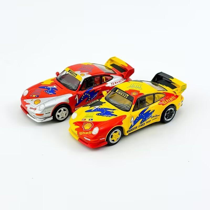Sparky 1/64  Porsche 911 GT1 1997 double car Le Mans 24h 1:64 911 956 917 Racing model