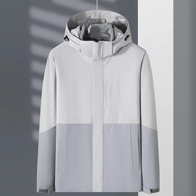 Осенне-зимняя мужская молодежная новая уличная одежда для мужчин и женщин три в одном — фото 3