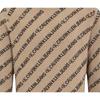 Calvin Klein Allover Letter Jacquard Crewneck Sweater Men Sweater Khaki J319617-PBF