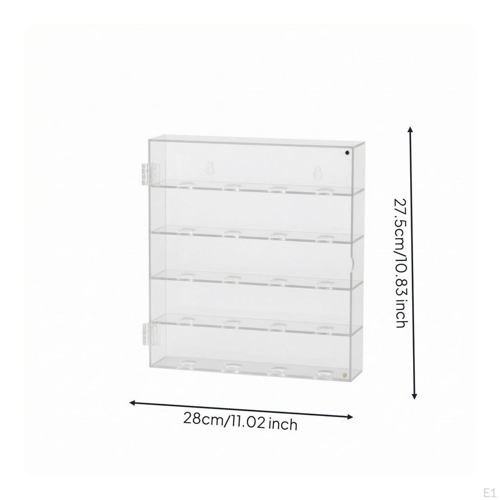 Golf Ball Display Case Acrylic Collection for Home Decor, Golfers