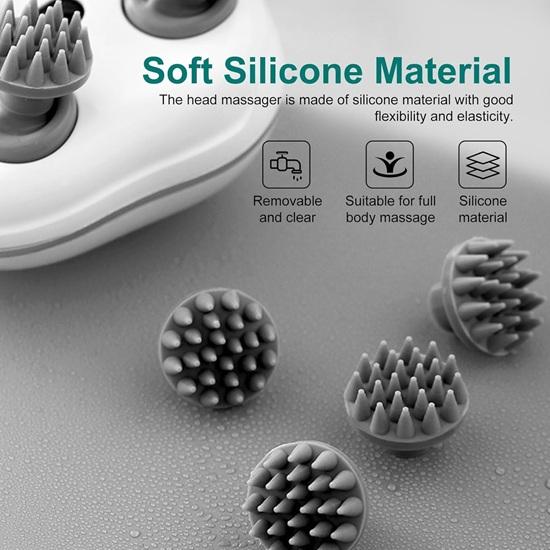 Electric Head,Scalp Massager Advance Red Light Therapy for Boost Growth Fall Control  3 Speed Mode Handheld, Body Massage,Deep Clean Stress Relaxation