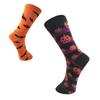 Novelty Funny Socks Festive Halloween Crew Socks Colorful Cotton Booties Socks Creative Pumpkin Bat Print Ankle Socks