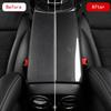 For Mercedes-Benz C E GLC Class W213 W205 X253 2*Carbon Fiber Car Interior Center Armrest Box Console Box Storage Box Trim