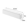 Yamazaki Magnetic Wrap Dispenser with Slide Tower Magnetic 10658 Cutter, White, W35.2×D5.9×H7cm, Series, Storage, Non-Slip,