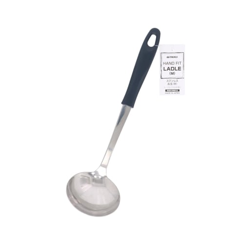 Takagi (Takagi) Made in Japan TAKAGI Stainless Steel Ladle, Medium, Dark Brown, 26cm Long, Hand-Fit Design, Perfect for Soups and Other Dishes, Handle