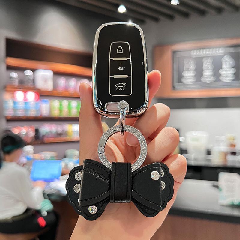 Compatible Key Cover for Beijing Hyundai Sonata 8, Old ix35/Langdong Models