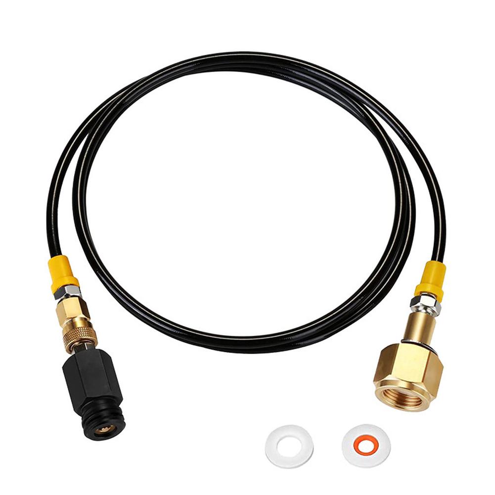 

for Soda Water Machine Tube W21.8-14 1.5m Air Inflation Hose with Filter Screen 6mm Black Thin Plastic Brass Material China Mainland