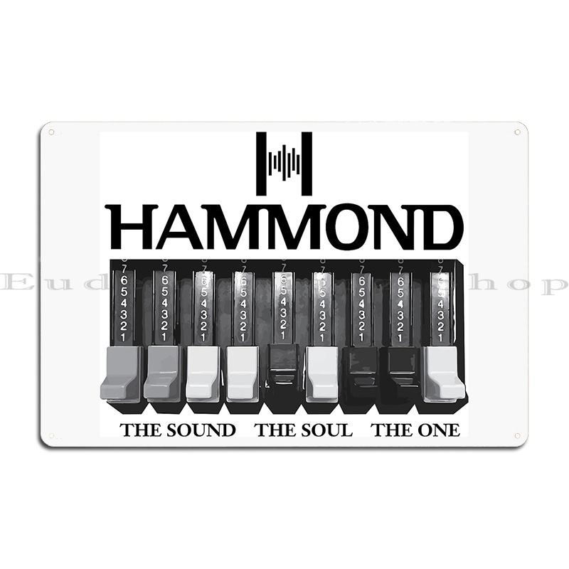 

Hammond Organ Logo And Graphics Metal Sign Create Bar Cinema Wall Decor Club Party Tin Sign Poster 20x30cm