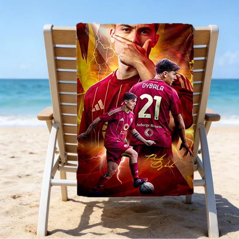 Dyba-la Celebration Beach Towel - Soft, Absorbent Microfiber, Lightweight, Ideal for The Beach, Parties, Travel, Camping fan gifts