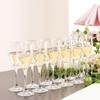 Toyo Sasaki Glass Champagne Glasses, HS Champagne Glasses, Vintage Champagne, 140ml, Set of 6, Made In Japan, Dishwasher Safe, Break-Resistant, Champa
