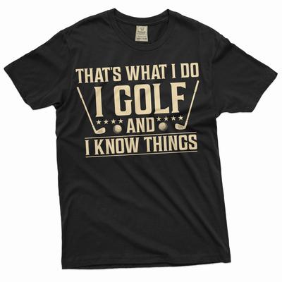 Men's Funny Golfing T-shirt Golf Player Sports Hobby Father's Day Golf Tee