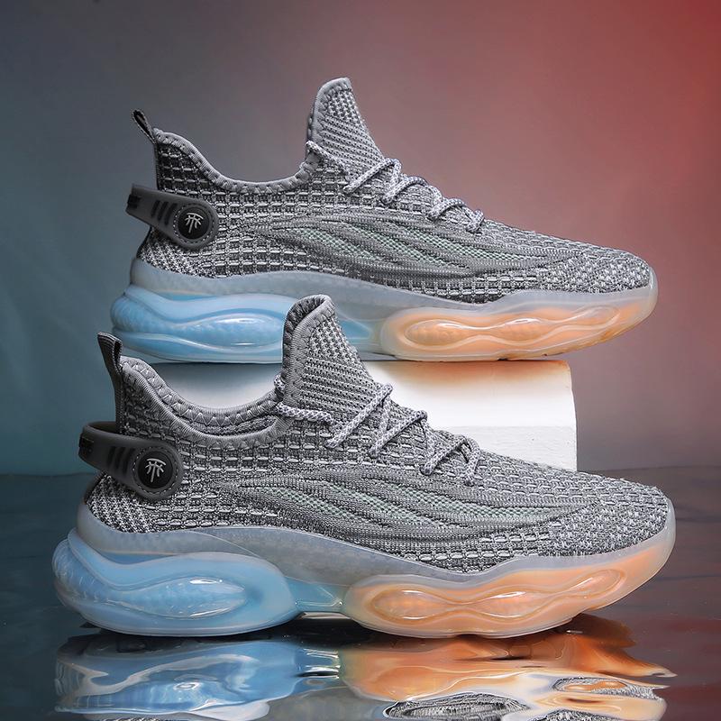 Herren Kokosnuss Schuhe: Herbst Trend 2025, Schwarze Dicke Sohle, Höhensteigernd, Lässige Sport-Laufschuhe