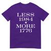 Less 1984 More 1776 Free Speech First Aunisexdunisext Conservative TShirt