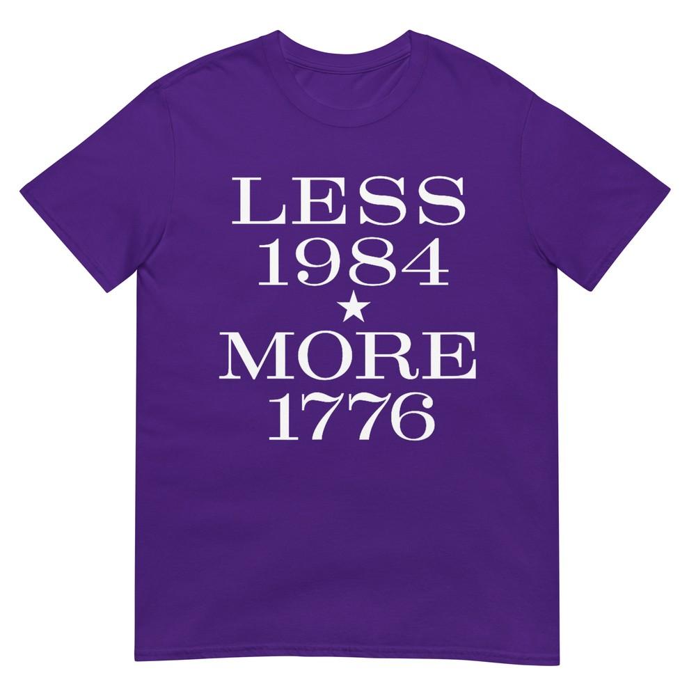 Less 1984 More 1776 Free Speech First Aunisexdunisext Conservative TShirt
