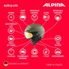 ALPINA ALTO Ski and Snowboard Visor Helmet with Mirror Eyeglass Adjustable Size Q-LITE Visor, Compatible, (59-63 Cm)