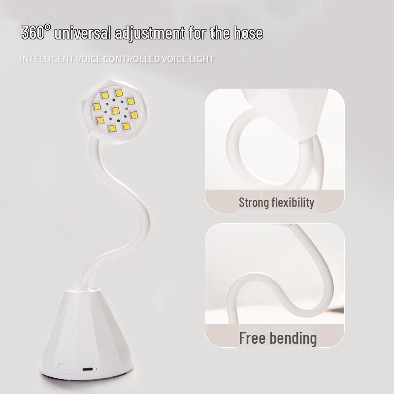 Nail Art Lotus Gel Lamp: Smart Sensor, Fast-Drying, UV, Rechargeable