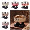 High-legged Cute Cat Food Bowl Cartoon Puppy Water Feeder  Cat Feeder Supplies