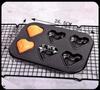 6 & 12 Holes Round and Heart Shape Cake Pan Cupcake Mold Nonstick Carbon Steel Baking Tray Set