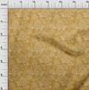 oneOone Cotton Flex Gamboge Yellow Fabric Block Sewing Craft Projects Fabric Prints By Yard 40 Inch