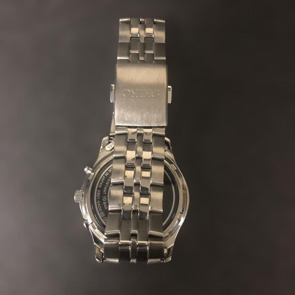 [USED] Today's Sale: SEIKO Titanium Radio Controlled Wristwatch 5B21-0AD0