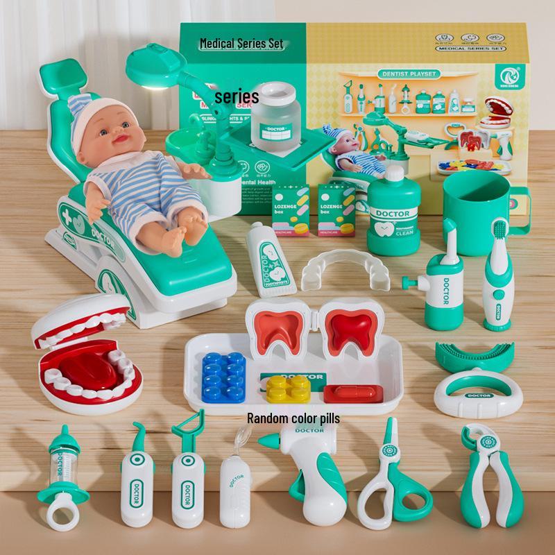 Kids' Doctor Dentist Role Play Set for Boys & Girls – Simulation Injections & Visits