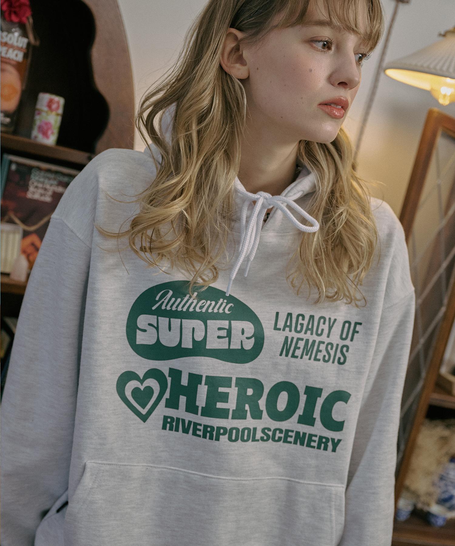 Худи Compagno Heroic Меланж Белый White Gray/L