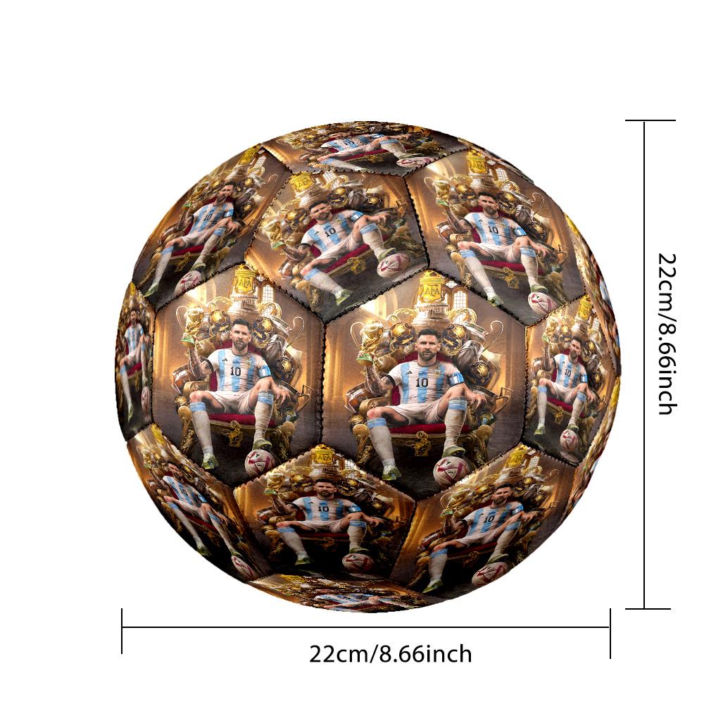 Messi 10 Number World Cup Champion Size 5 Soccer Ball Machinestitched Indooroutdoor Training And Matches Ideal For Soccer Enthusiasts