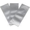 PABCK 100 Pcs 1.57x4.33 inch (ide Size 1.18x3.94 inch) Coffee Food Storage Heat Sealable 3.34mil Mylar Pure Foil Bag Vacuum Pouch for Sampling