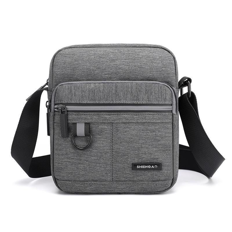 Men's Oxford Cloth Shoulder Messenger Bag, Casual Canvas Backpack, Small Phone Bag,