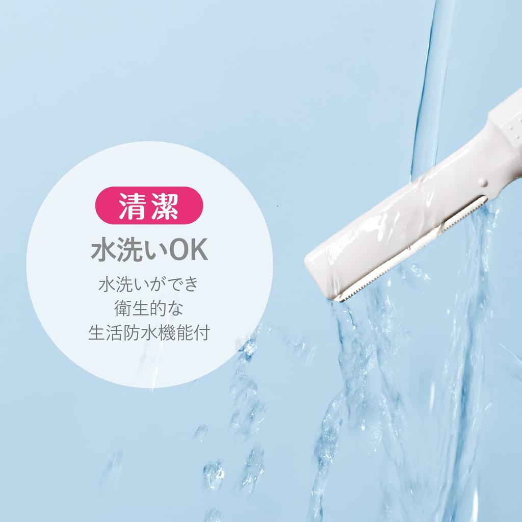 KAI CORPORATION Ompa L with 2 Replacement Blades X Sailor Moon Cosmos Eternal Sailor Uranus Electric Shaver for Fine Washable GA0081XN Bi-hada Face,