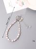 Multi Color Light Ins Rhinestone Bow Short Mobile Phone Pendant Wrist Style Versatile Pendant With Transparent Card