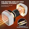 500W Office Desktop Electric Fan Heater Portable Energy Saving Bedroom Heating Machine Multifunctional Air Heater