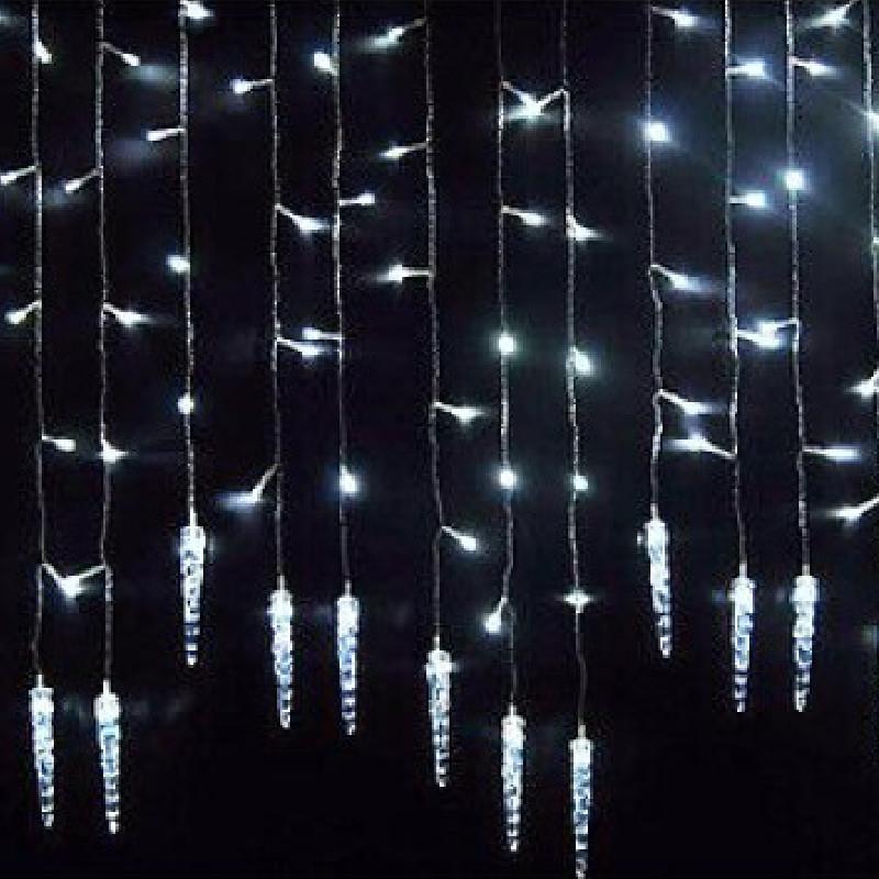 96 35m Led Icicle Hanging Curtain Window Light Fairy String Xmas Decors Home