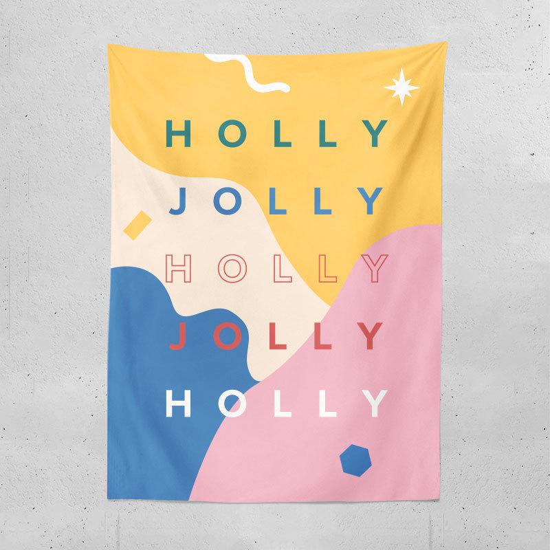 Cross-border Christmas Tree Tapestry Amazon Christmas Party Creative Background Cloth