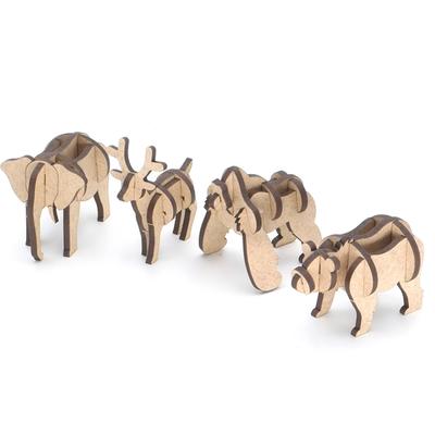 Animal Series 1 4 Typ 3D Tredimensionellt pussel korea 3d pussel