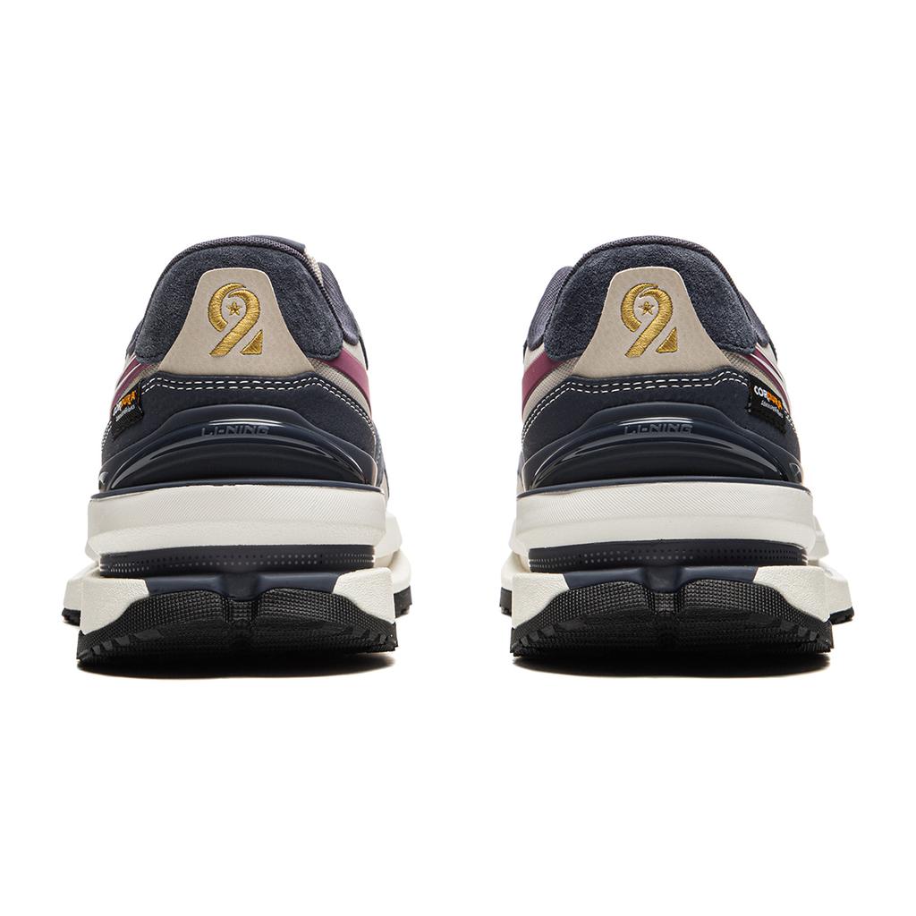 New LiNing Zhengrong Coverage Anti-Slip And Wear-Resistant Low-Top Skateboard Shoes Men's Beige Blue Red AGCU165-3