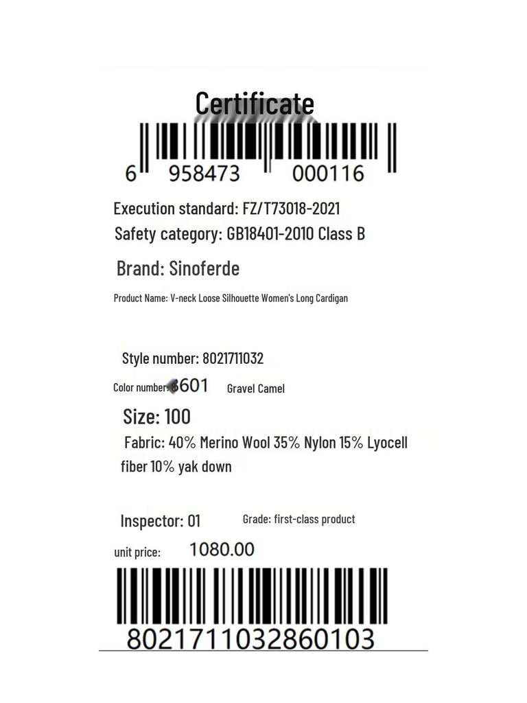 Snofod Women's Spring V-Neck Knit Cardigan