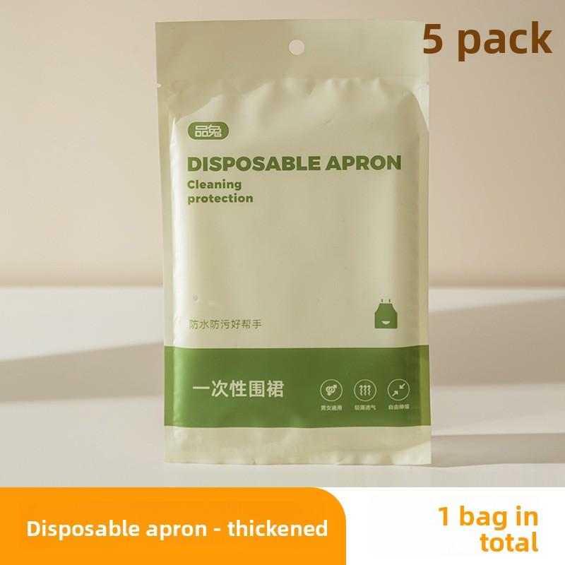 5 Items Home Studio Children's Adult Disposable Aprons
