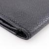 Hermes Bohnen-Geldbörse Schwarz / Silberne Beschläge Courchevel Unisex Gebraucht