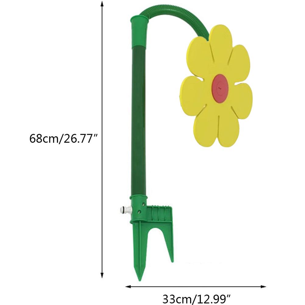Aspersor De Girasol Flores De Baile Loco Aspersor 360 ° Spray De Agua Giratorio Para Riego De Césped Y Patio, Suministros De Asp