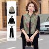 50s Style Spring Vest Jacket for Women: New 2026 Design for Middle-aged and Elderly with a Chinese-inspired Look.